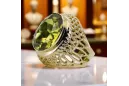 Žltý peridot 14k žlté zlato  Vintage Jewlery vrc089y